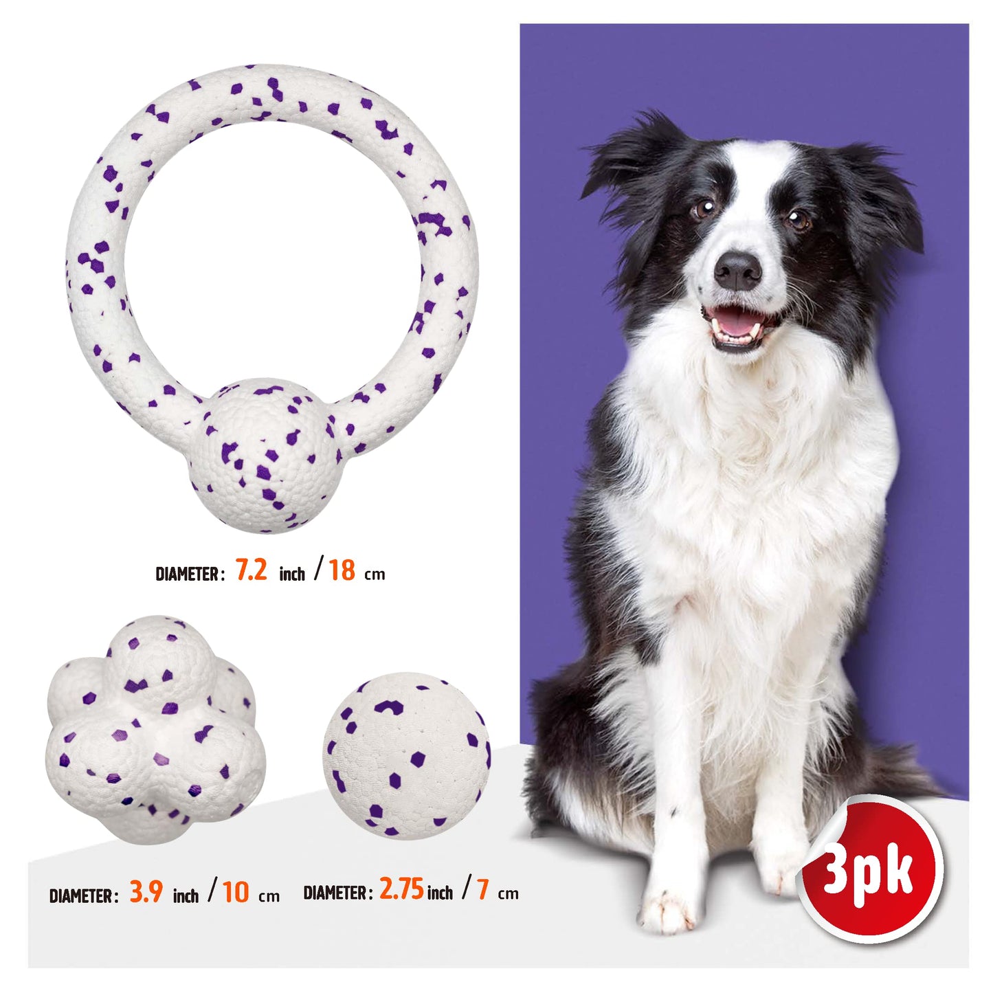 FOFOS lightweight Durable ball toy set-W/P