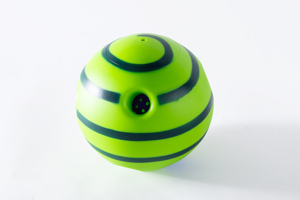 Bola verde grande con sonido divertido