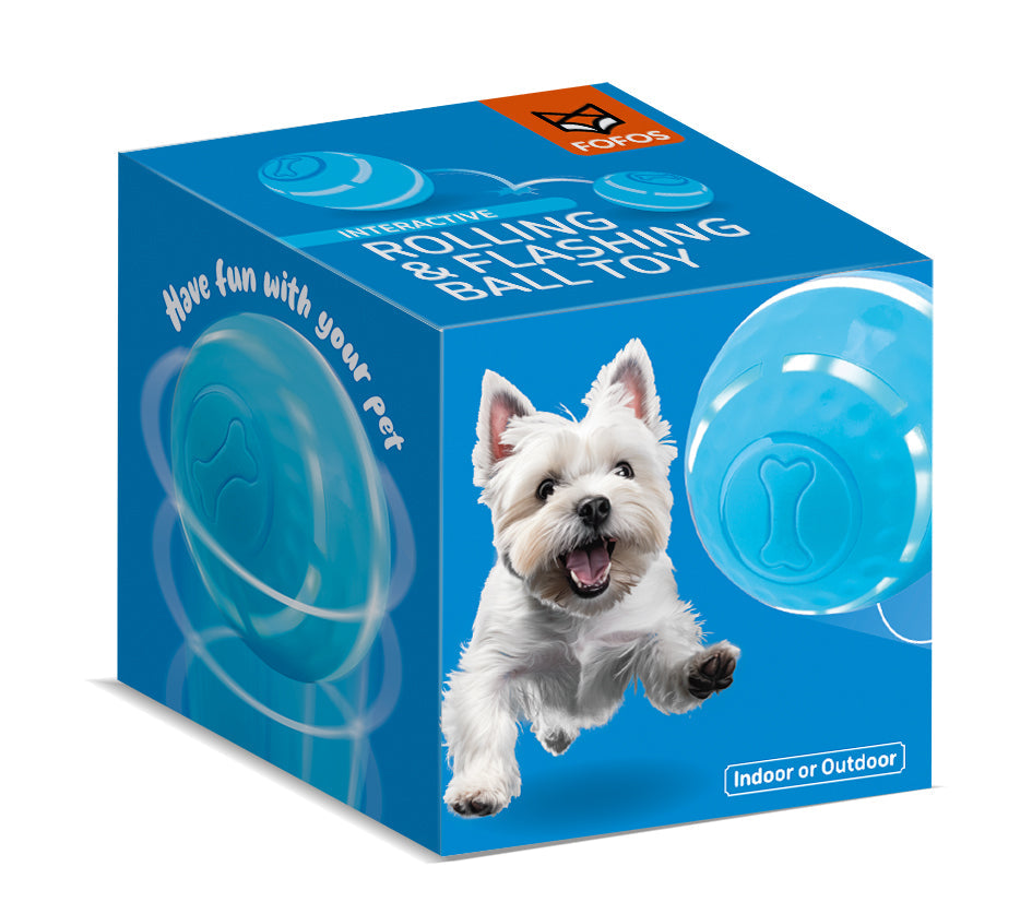 FOFOS Dog rolling ball rechargeable