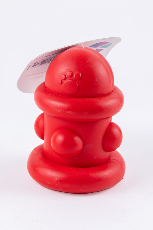 Juguete rojo para perros Hidrante