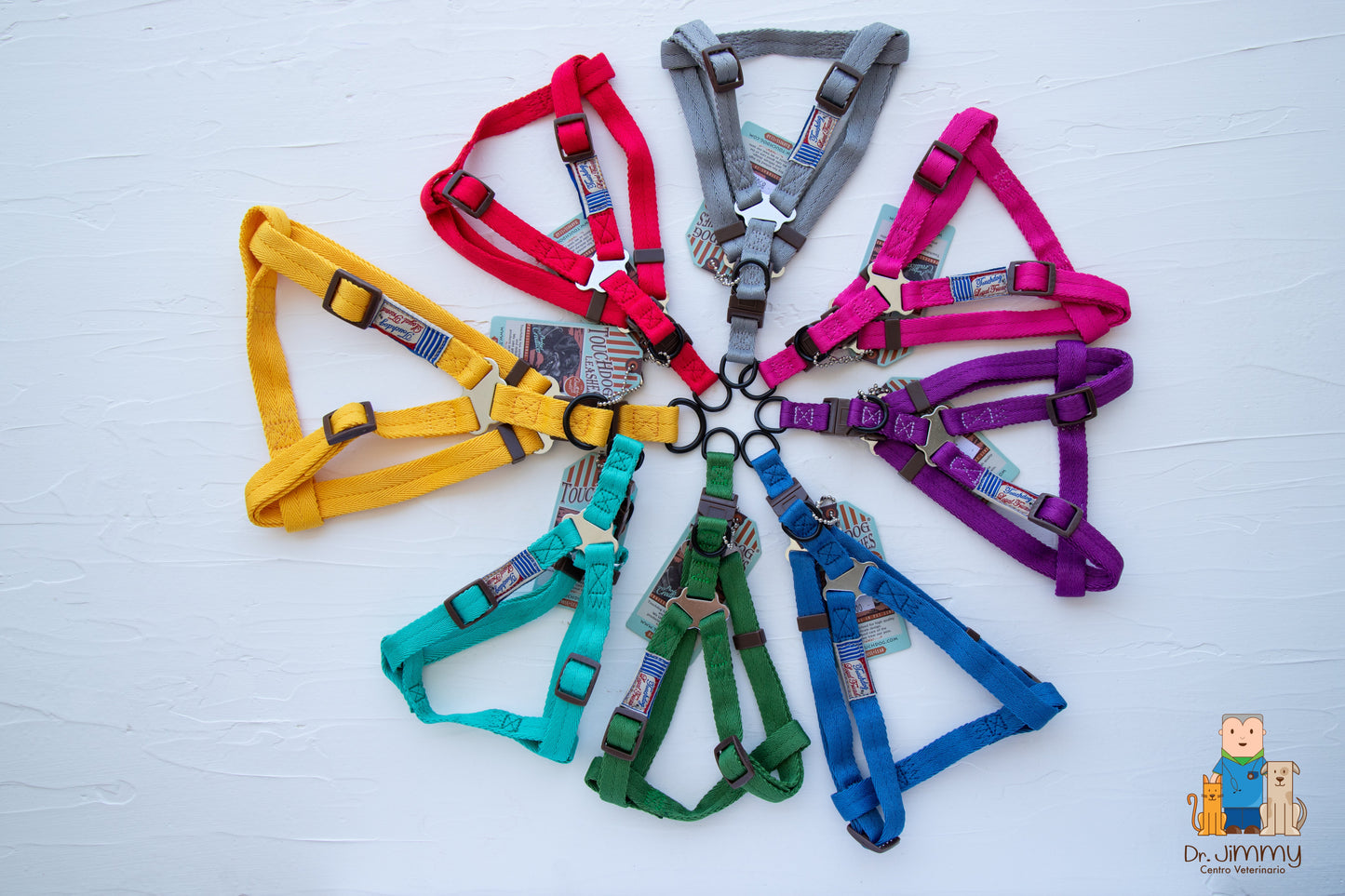 Pechera con correa TouchDog diferentes colores