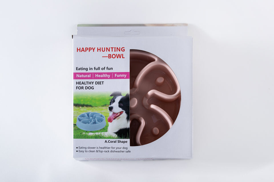 Slow food feeder for dogs