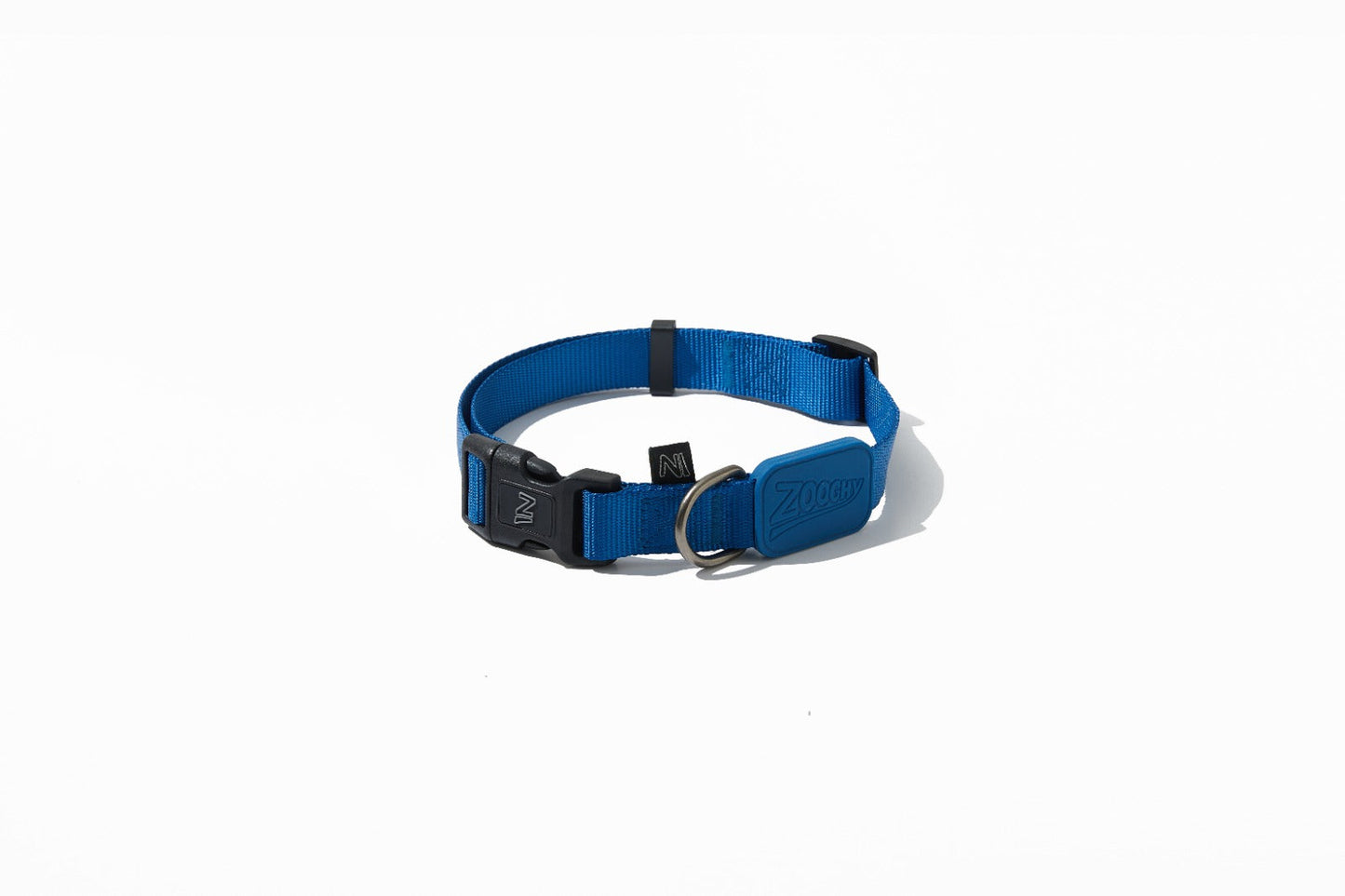 Adjustable Cat Collar - Dark Blue Light and Stripes -
