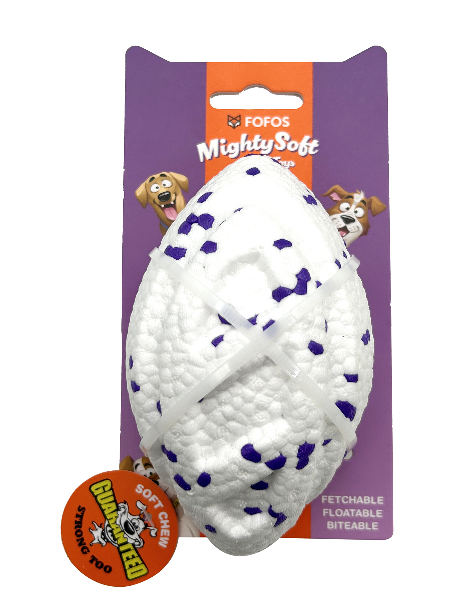 FOFOS Rugby BallFetch Dog Toy-W&P