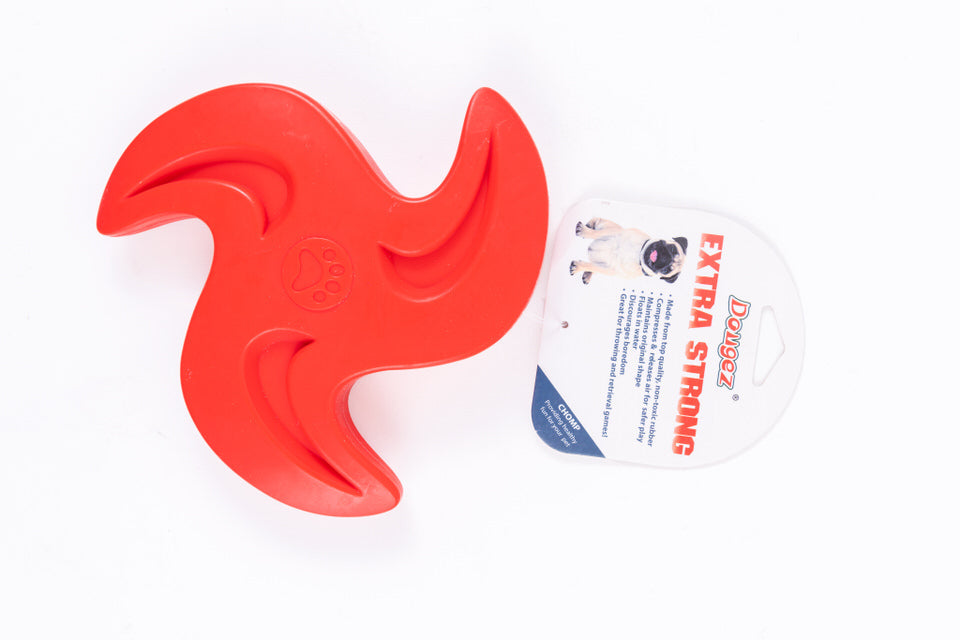 Juguete rojo para perros Darts