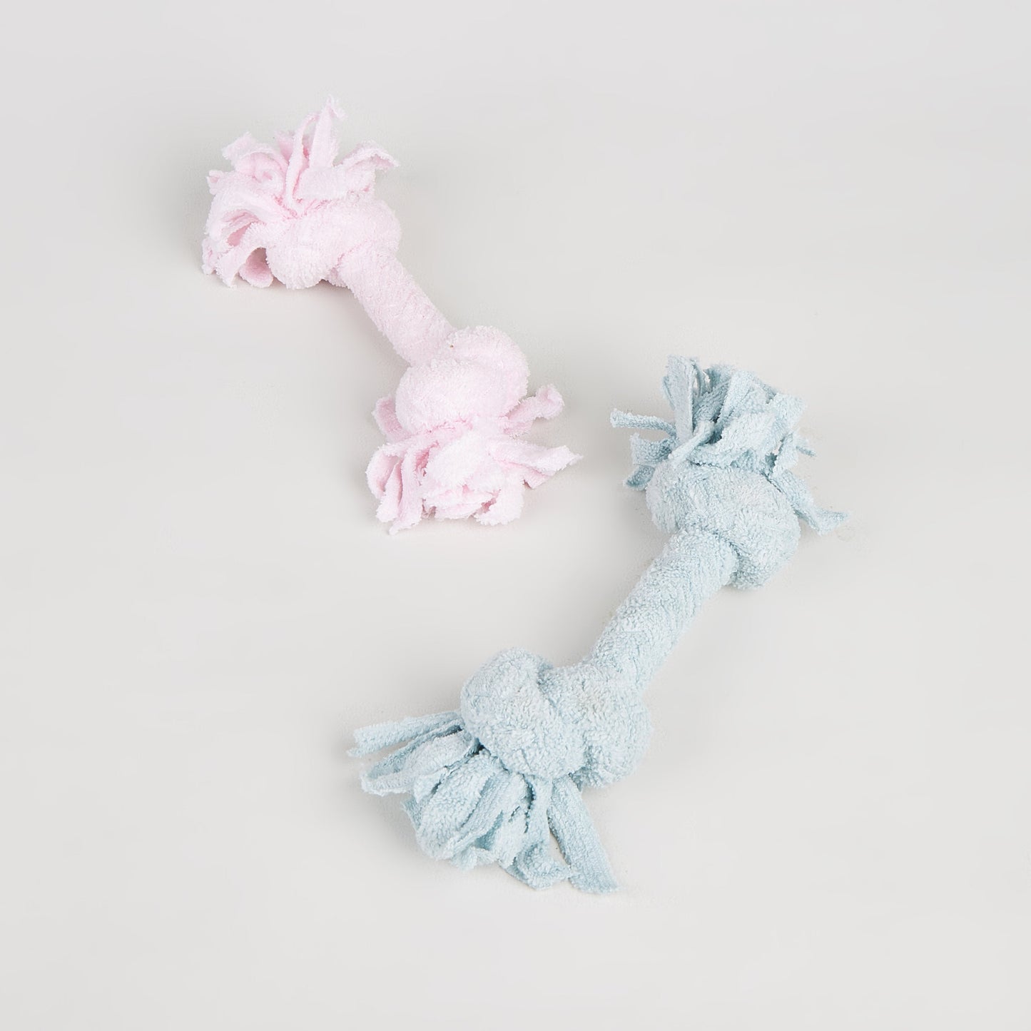 FOFOS TERRY ROPE 2KNOTS PUPPY TOY